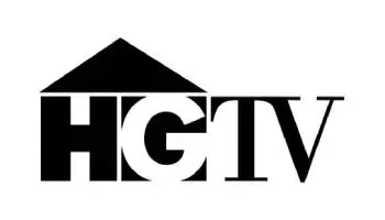 HGTV logo with house silhouette design.